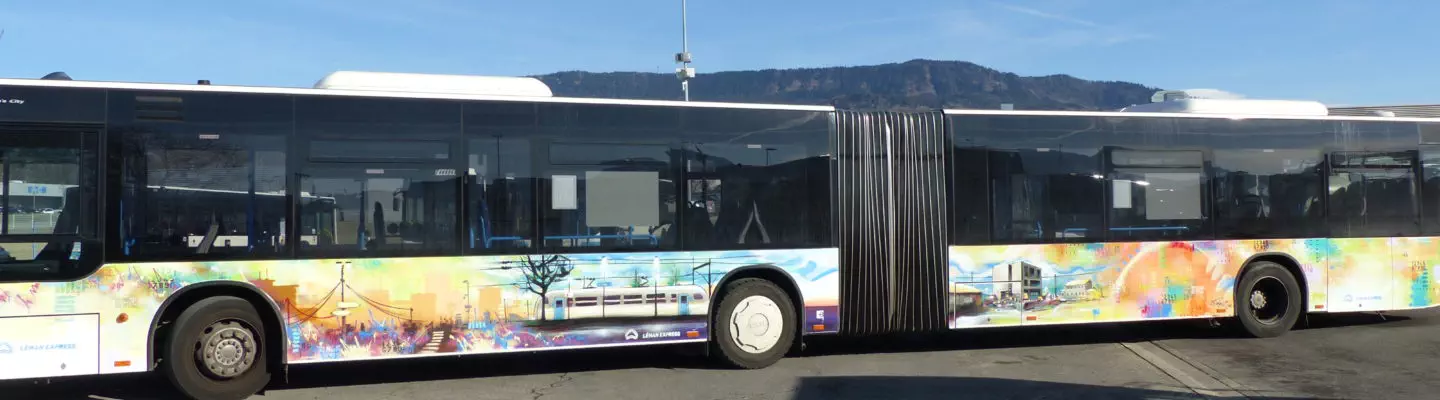 Léman express graffiti Bandi Joule Bus61