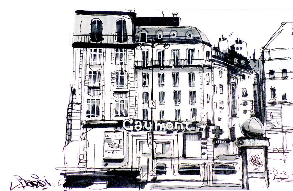 Dessin de Paris Montparnasse Bandi