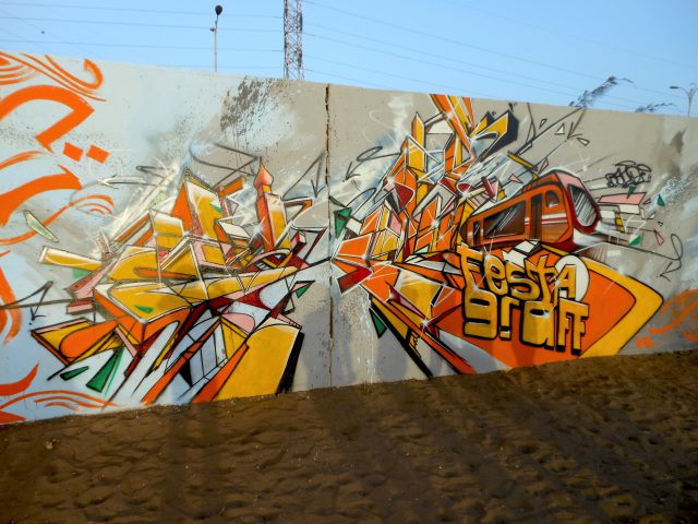 Graffiti Bandi Dakar Senegal Festigraff