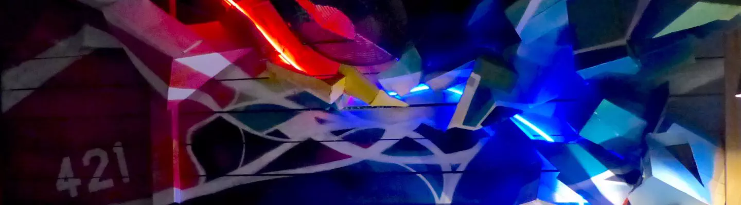 Nadib Bandi 3d Graffiti installation villa des arts 421
