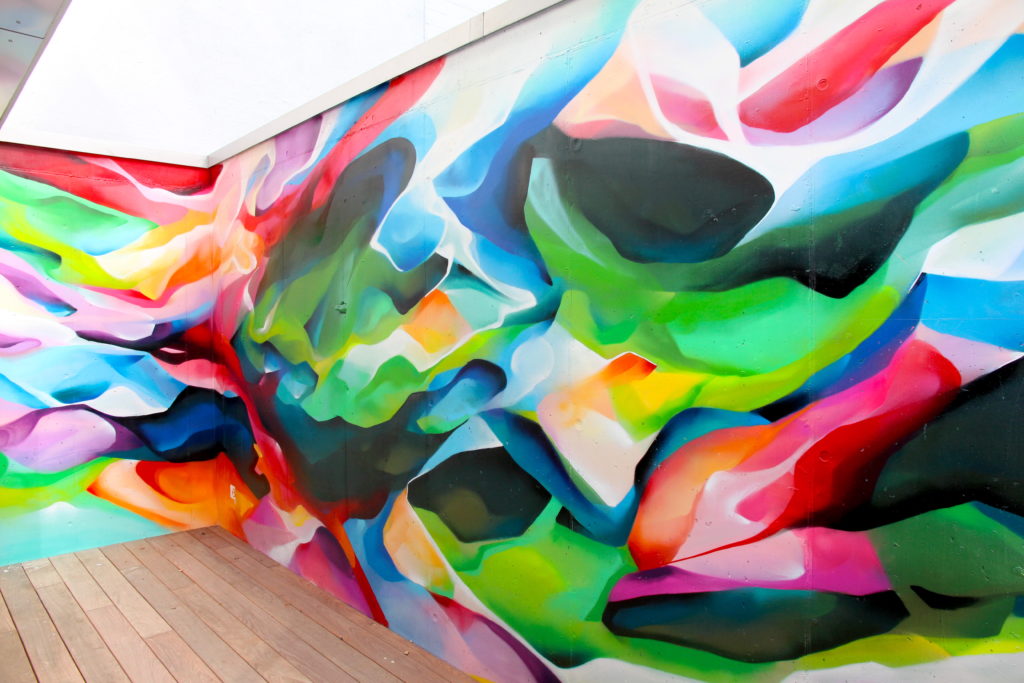 Graffiti Abstrait chez Beric architecte