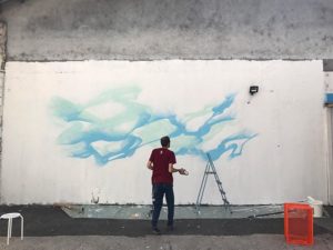 Nadib Bandi Post-graffiti abstrait