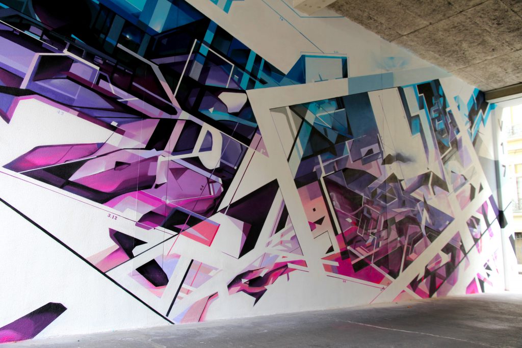 Fresque murale de Nadib Bandi pour Beric architectes