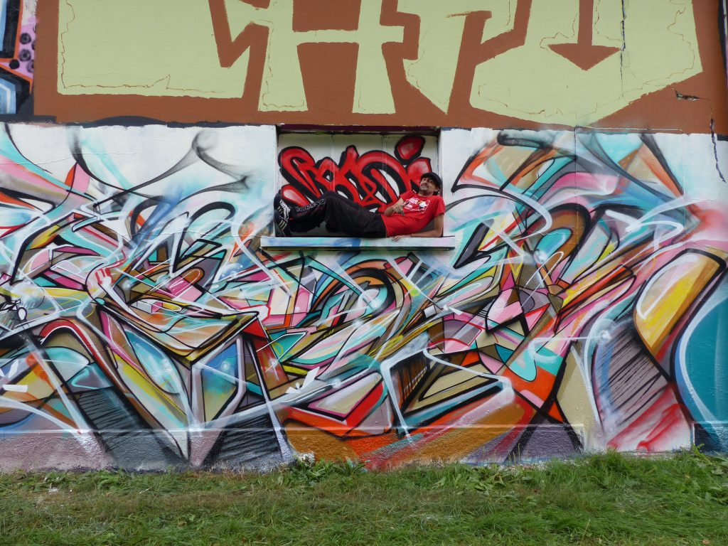 Graffiti à Fribourg Bandi.