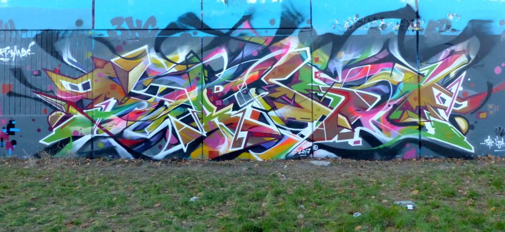 Freestyle Graffiti Abstrait par Takt et Bandi