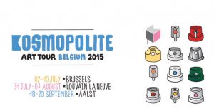 Kosmopolite Art Tour Belgium 2015