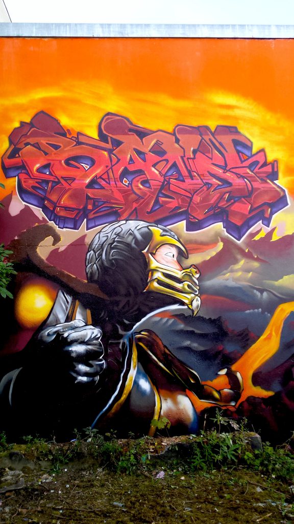 Mortal Kombat Graffiti Deter Bandi Geneva