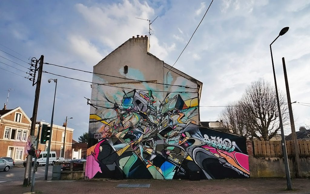 Nadib Bandi Lille Biennale internationale art mural bandi