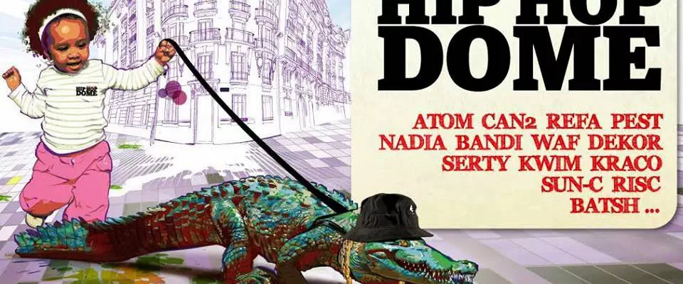 hip hop dome- graffiti