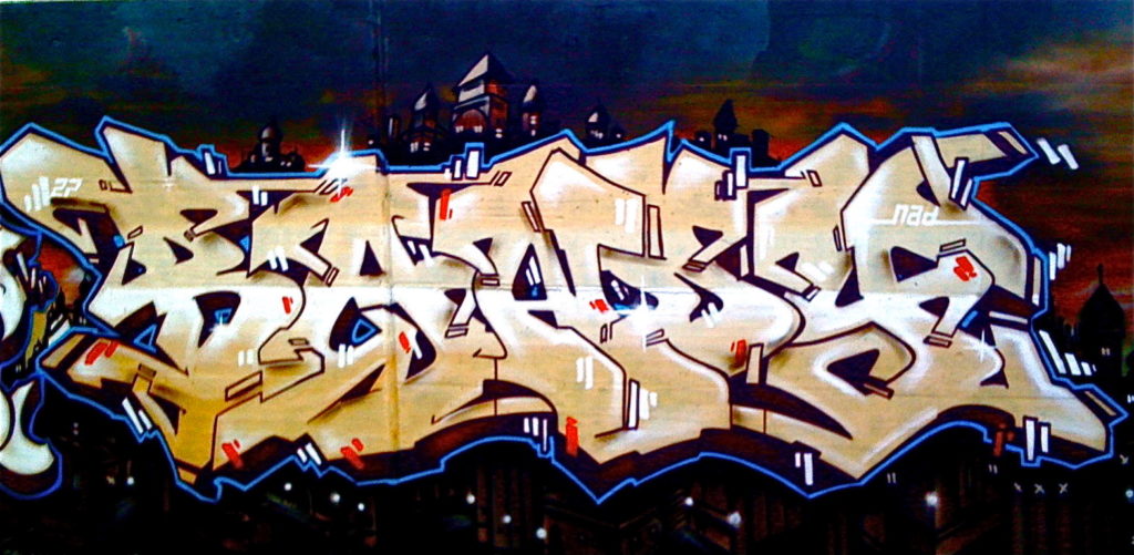 Lettrage graffiti classique Bandi