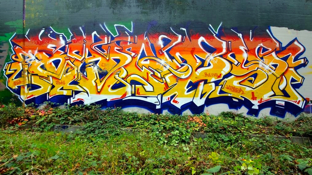 Wildstyle Bandi graffiti à Genève
