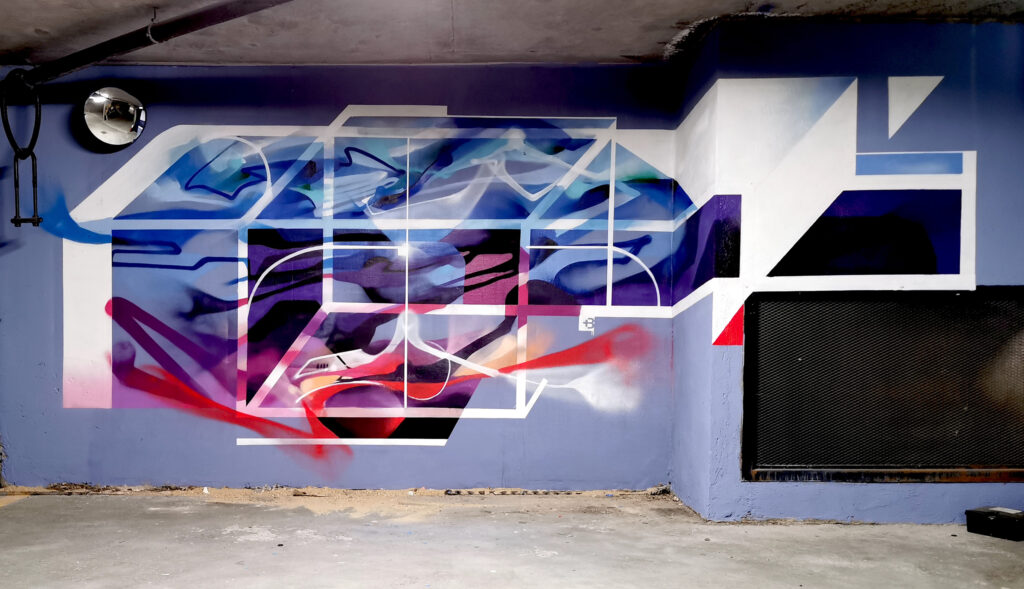 Abstract graffiti - bicubic interpolation - Nadib Bandi