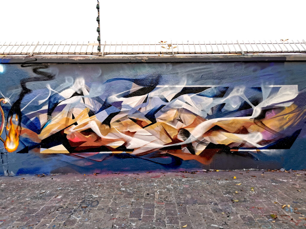 Abstract wildstyle à Paris - Nadib Bandi.