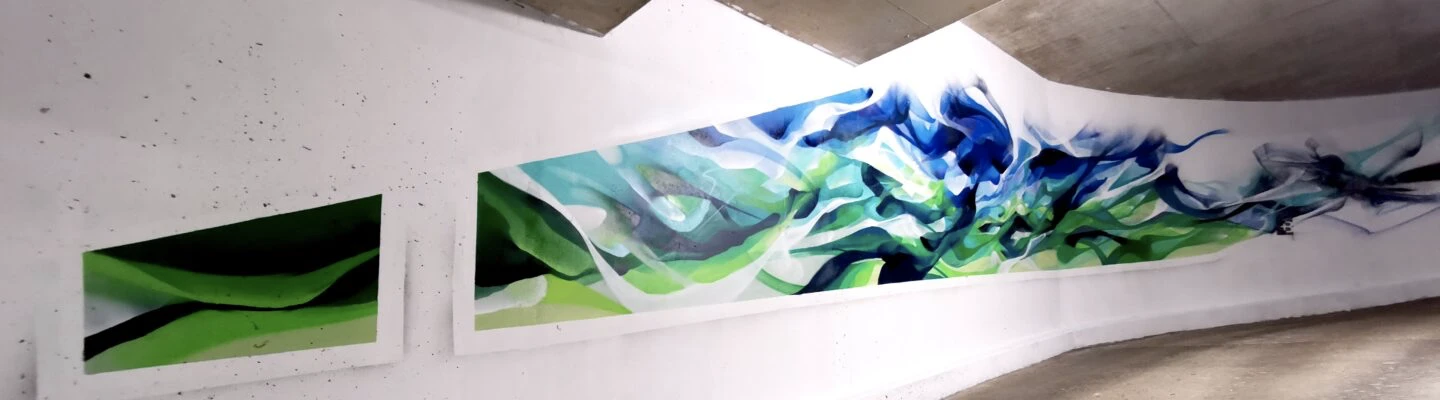 Composition graffiti abstrait - Nadib Bandi
